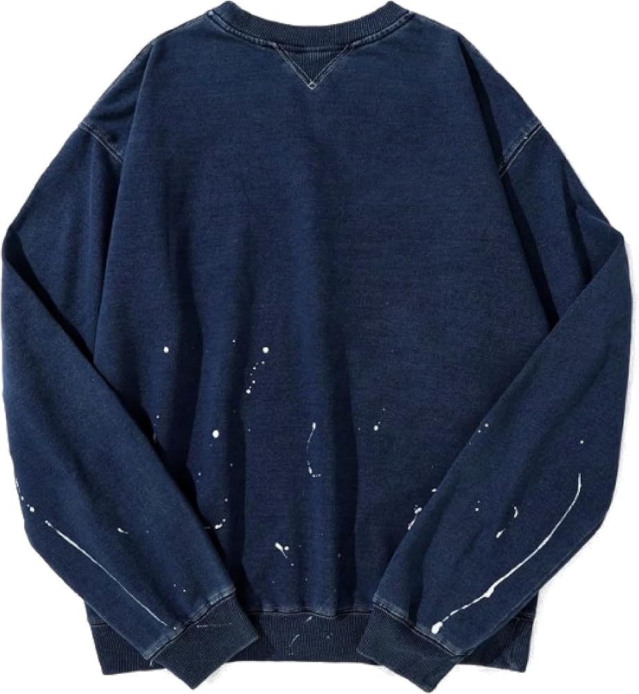 L 45R 藍染 パッチワーク 切りっぱなし プルオーバー パーカー